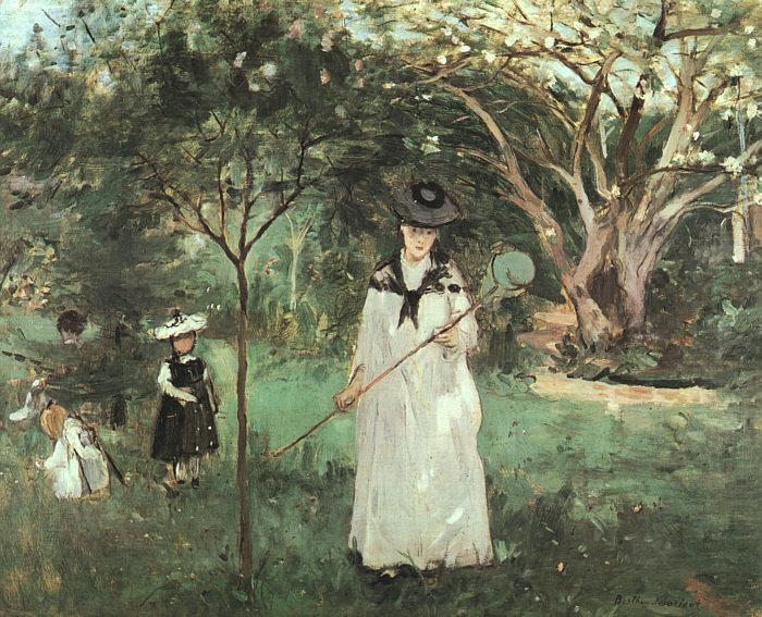 The Butterfly Chase, Berthe Morisot